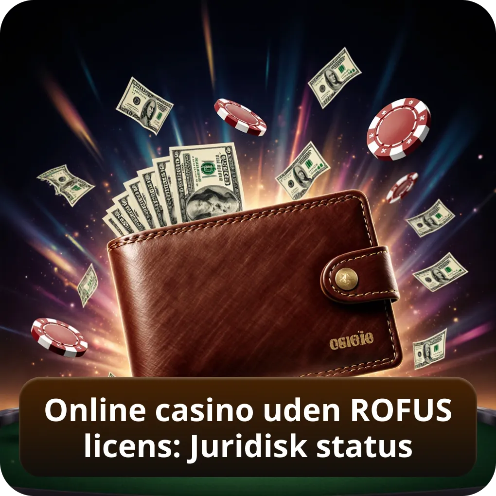 Online casino uden ROFUS licens: juridisk status